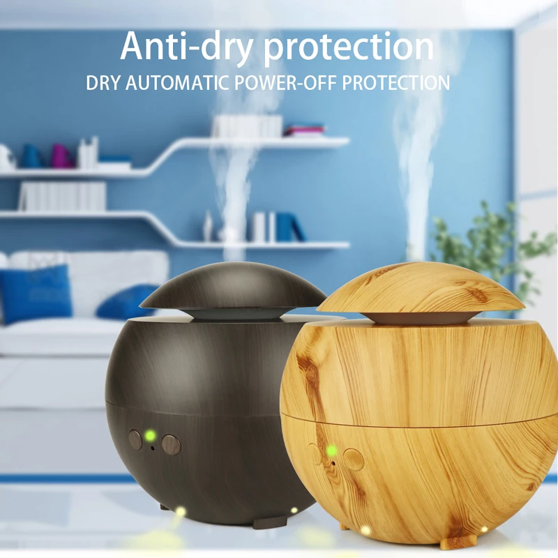  CHOLIDO 600ml ultrasonic Air humidifier aroma diffuser aromatherapy mist maker coolair light wood w - 32926006803
