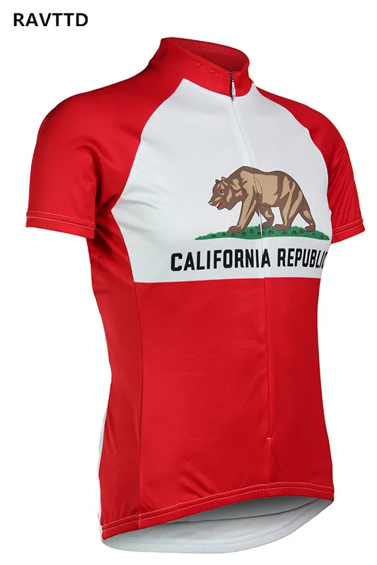 CALIFORNIA REPUBLIC Cycling Jersey Mountain Bike Bicycle Jersey Shirts Bike Clothes short