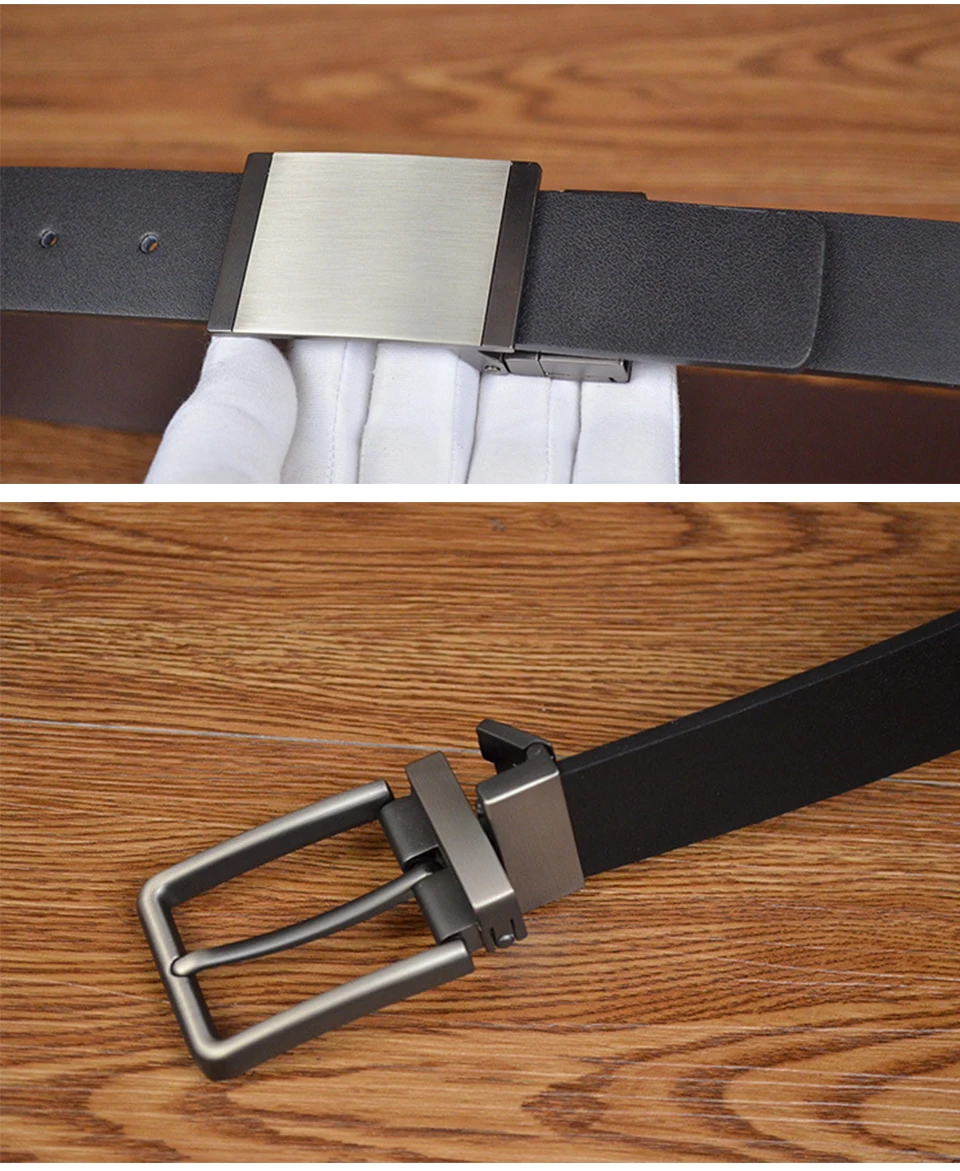 Men's leather belt High Quality Male Casual Genuine Cowhide Leather Buckle Brand 2019 New Arrival Luxury C Men Designer K Belt (6)