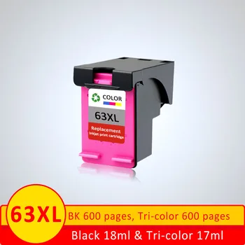 

XiangYu Ink Cartridges Remanufactured For HP 63 XL 63XL HP63 HP63XL Deskjet 3632 1110 1111 2131 4250 Inkjet