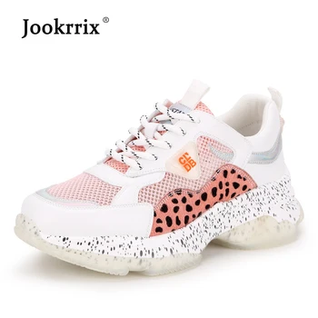 

Jookrrix 2019 Women Increased Sneakers Spring White Chunky Platform Women Sneaker Fashion Trainers Shoes Ladies Footwear Shoes