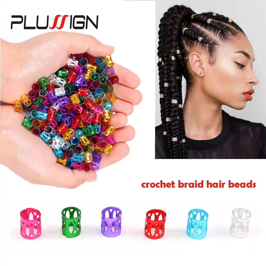 Cheap 50Pcs/Lot Hair Rings For Braids Plussign Hot Selling Hair Braid