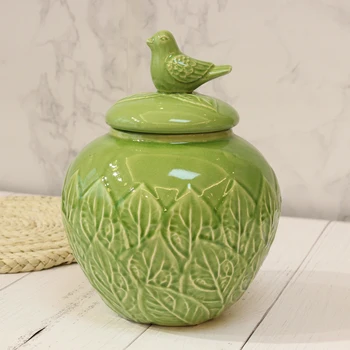 

American storage tank european-style Nordic decorative ceramics handicraft furnishing articles cabinet porch vase