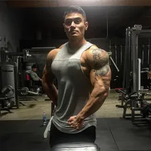 Лето Запуск Жилет Мужчин Майка Спортивная Синглет Тренировки Колготки Сжатия Обучение бег Баскетбол Тренажерный зал