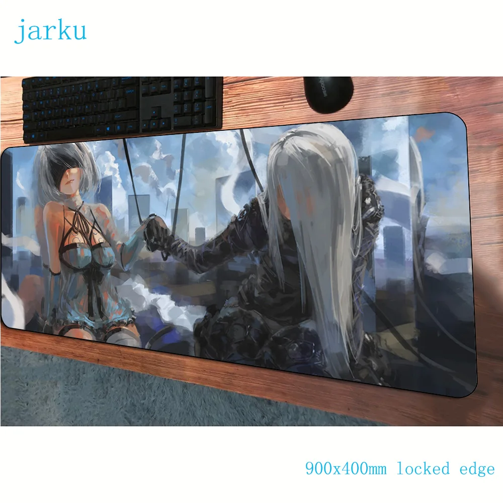 Коврик для мыши nier 900x400 мм коврики лучший игровой коврик геймер аниме Большие