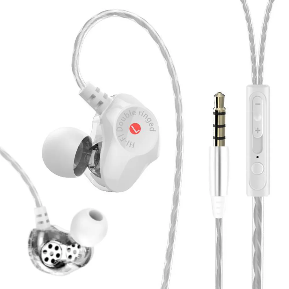 Наушники Binmer HIFI с двойным динамическим драйвером наушники супер басами