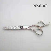 6"- 10 teeth rose engraved hair texturizing scissors high quality professional styling tool