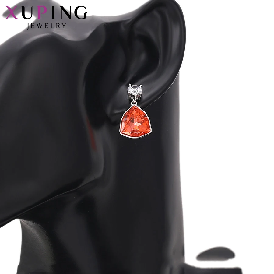 Xuping роскошный Дамский ювелирный набор Прекрасные кристаллы от Swarovski Ювелирные