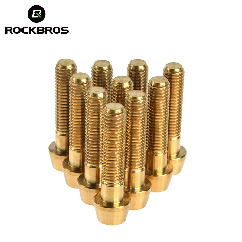 Buy ROCKBROS Titanium Bolt Screws Ti Screw Bolts Taper