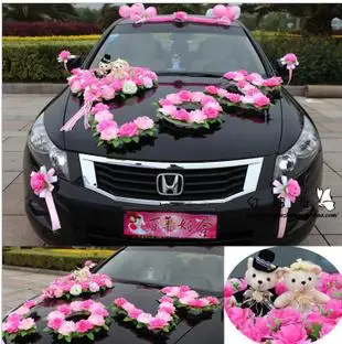 Wedding Car Decoration Set Supplies Wholesale In Artificial