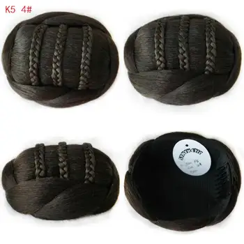 

Fashon Women's Chignon Bun Wig Hair Ponytail Drawstring Bun Hairpieces Pony Tail Heat Resistant Hair Chignon K5