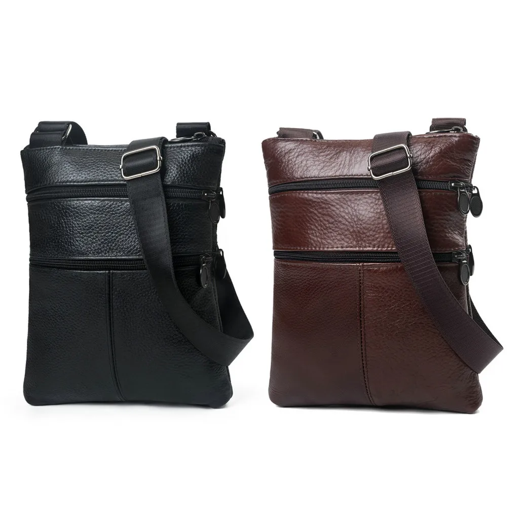 

Men Fashion PU Leather Bag Single Shoulder Bag Male Casual Diagonal Package Outdoor Business Messenger Bag Bolsa de homem