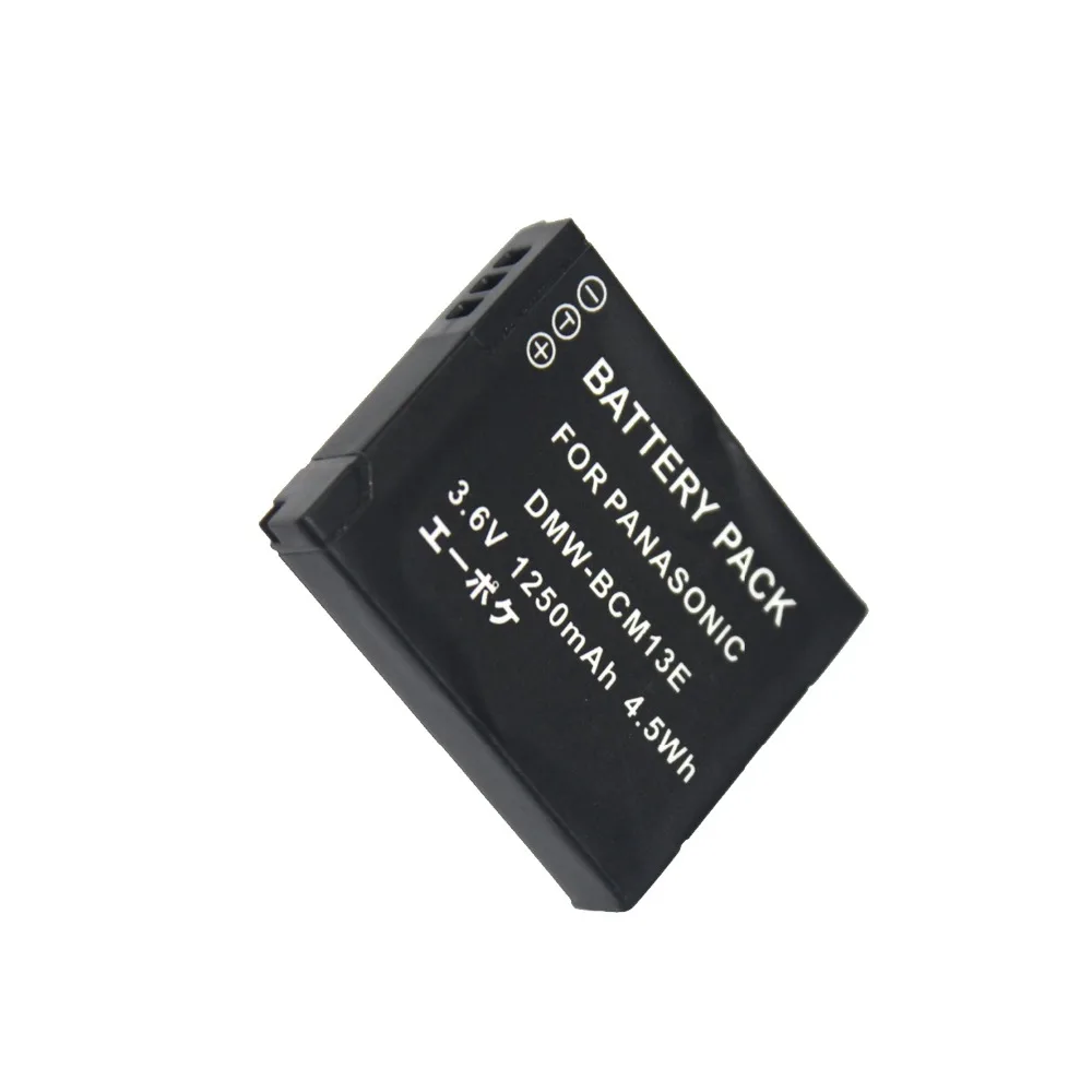 3 шт. 1250 мА/ч, DMW-BCM13E BCM13E BCM13 BCM13PP Камера литий-ионные батареи для цифрового фотоаппарата Panasonic Lumix DMC ZS30 TZ40 TZ41 TS5 FT5 акумуляторная батарея