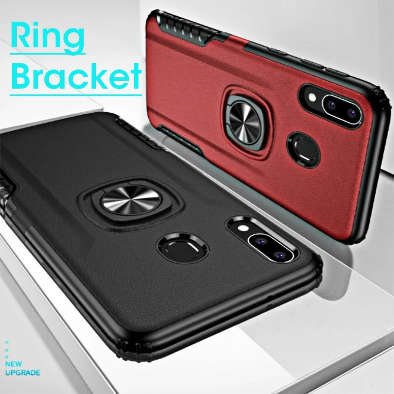 For Samsung M20 Case Bracket Ring Shockproof Soft Silicone Holder Cover Galaxy M10 M 20 Capa Funda Shells |