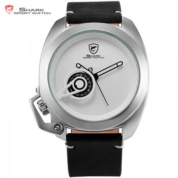 Left Crown-guard Design Quartz Sport Watch
