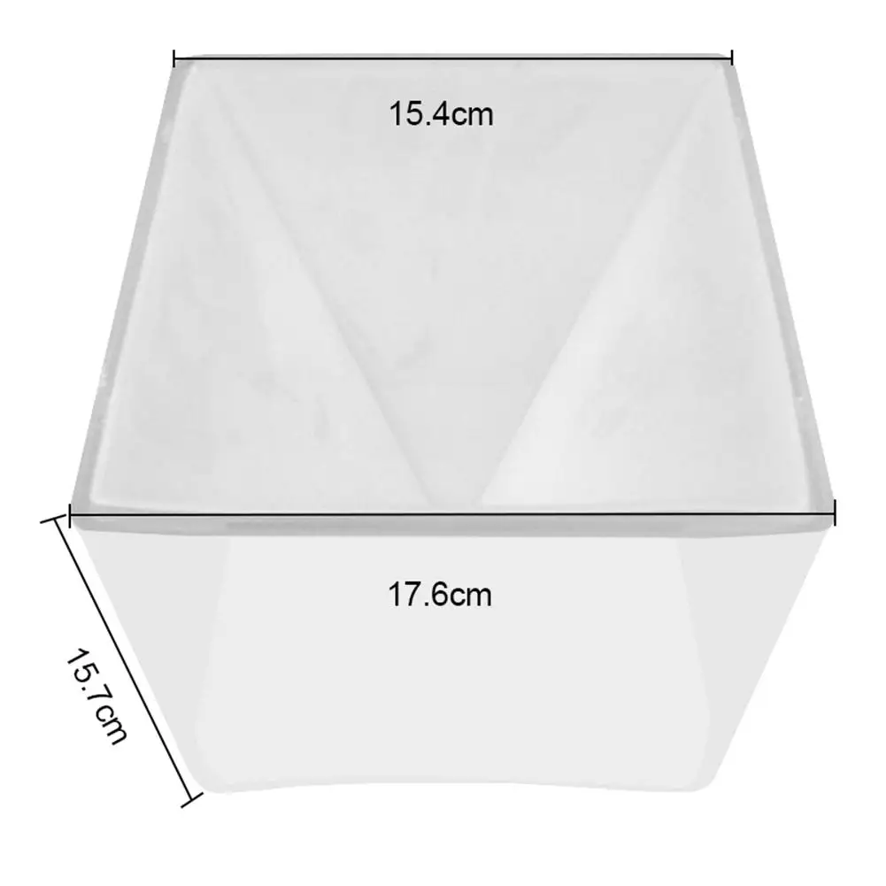 3D Super Pyramid Silicone Mold 15cm DIY Handmade Ornament Decoration Craft Mould Epoxy Color Fine Color Cream Dried Flower Molds