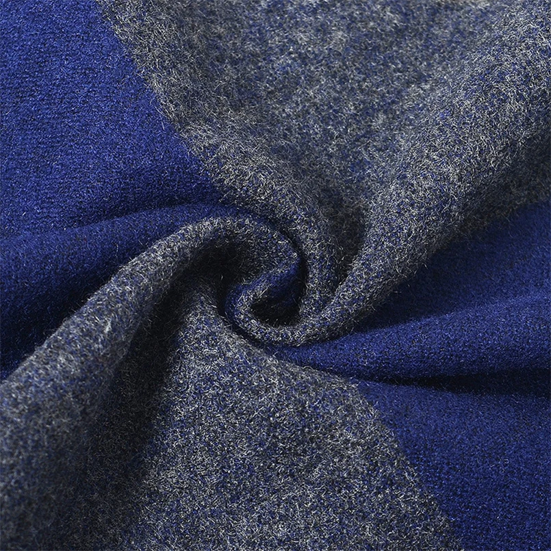 Мужской зимний шарф кашемир зимний шарф Роскошные шарфы для мужчин треугольный клетчатый шарф мужской модный дизайн теплый шелковый платок мужской