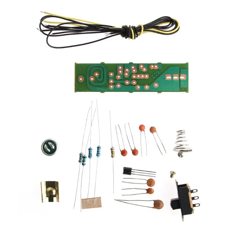 DIY FM Wireless Microphone Electronic Kit FM Electronic Production Parts Trainin