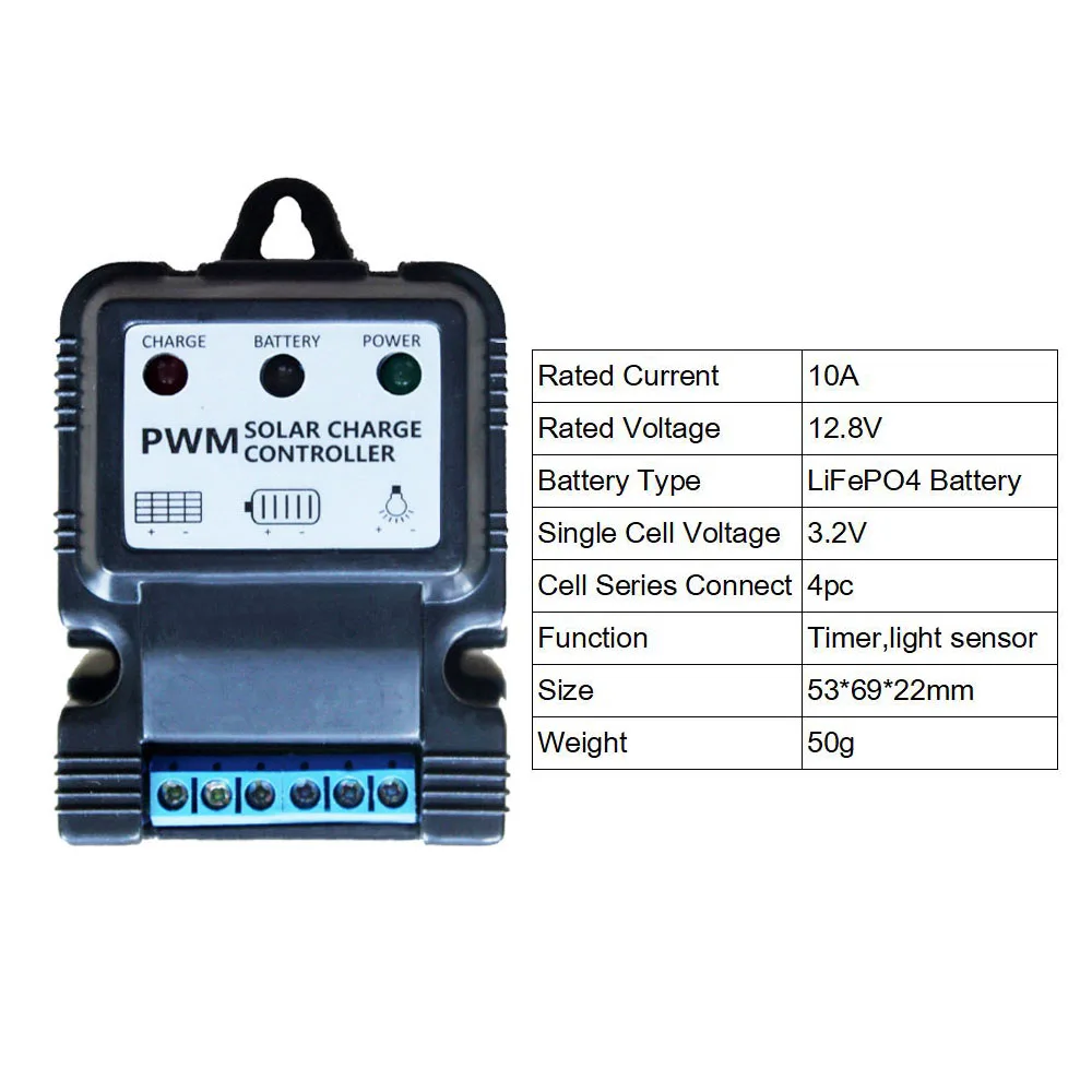 3A 10A Солнечный Зарядное устройство контроллера 3,7 V 7,4 V 11,1 V 6V 12V литий-ионный 18650 LiFePO4 свинцово-кислотный Батарея регуляторы зарядного устройства