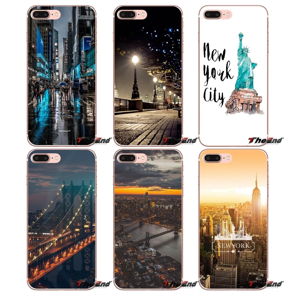 Силиконовый чехол для телефона I Love New York City NYC Huawei P Smart Y6 P8 P9 P10 Plus Nova P20 Lite Pro Mini 2017 SLA