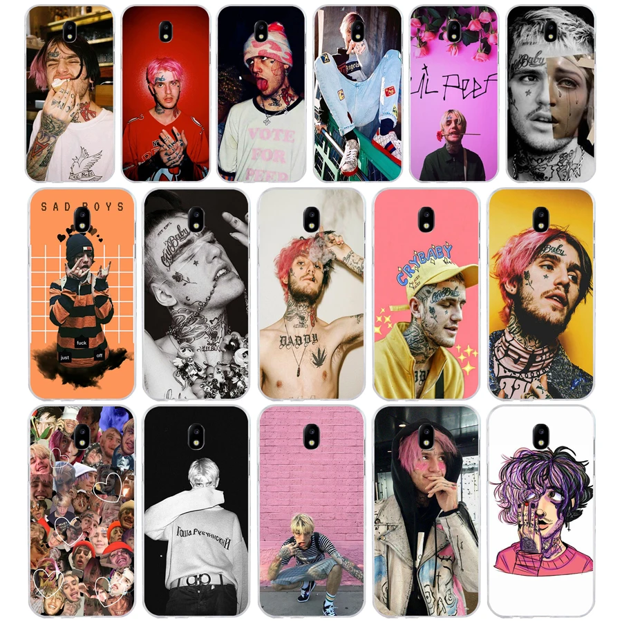 

239SD Lil Peep Lil Bo Peep Soft Silicone Tpu Cover phone Case for Samsung j3 j5 j7 2015 16 17 j2 j4 prime j6 Plus 2018