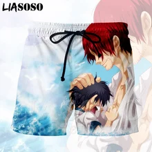 LIASOSO 3d печать Япония Аниме one piece Обезьяна D Luffy мужские шорты пляжные шорты бордшорты брюки высокого качества X1351