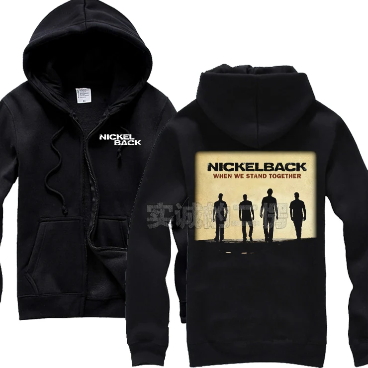 20 стилей Канада Nickelback хлопок рок толстовки на молнии тяжелый металл поп музыка