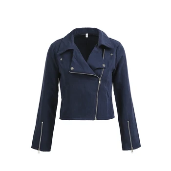 

Hirigin 2019 Newest Fashion Women Ladies Jacket Coats Zip Up Biker Flight Casual Coat Outwear Navy Blue/Khaki/Army Green