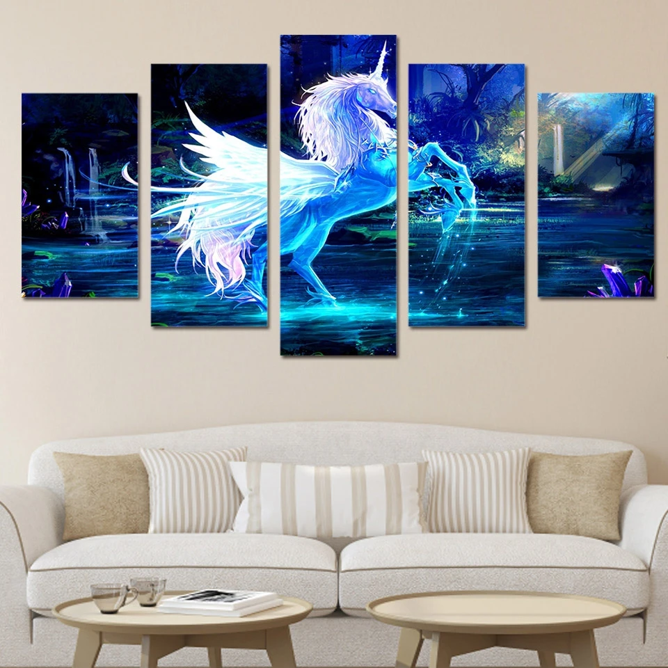 Modern Wall Art Frame Canvas HD Prints Modular Home Decor Pictures 5