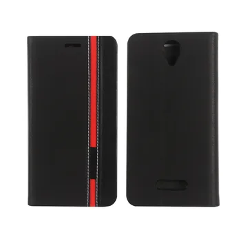 

Black/Folio Flip PU Leather Protective With Card Slots Holder And Stand Drop Proof Cover For Doogee X6 / X6 Pro Wallet Case