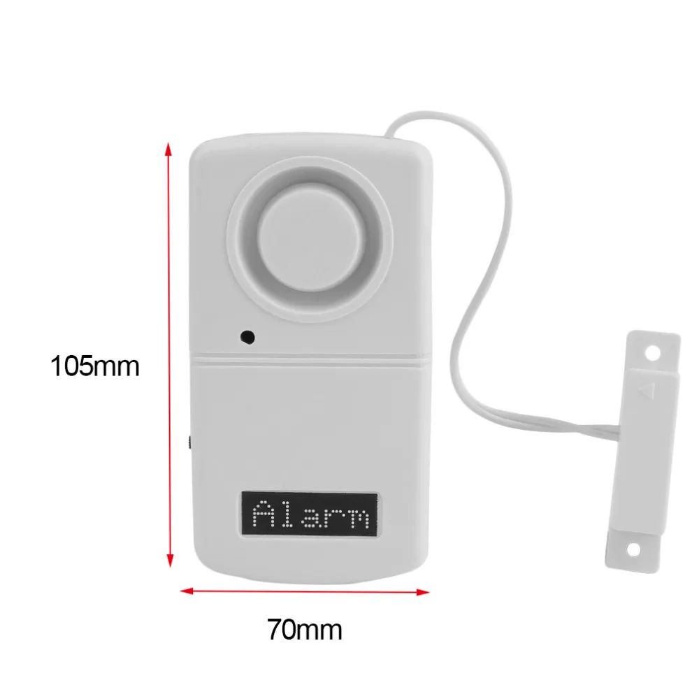 Детектор, датчик тревоги 120дБ сигнализация голосовой Безопасности Двери Магнитной сигнализации дома сенсорная Аварийная сигнализация