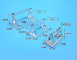 Жестокие Металл Servo крепление для S3003/225 мг сервопривод небольшой/Средний/Большой Servo крепление подставка держатель поддержка 54/64/76 мм