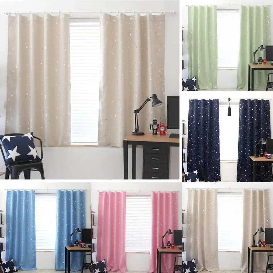 Hotel Curtain Star Restaurant Bar Bedroom Curtains for Blackout Window