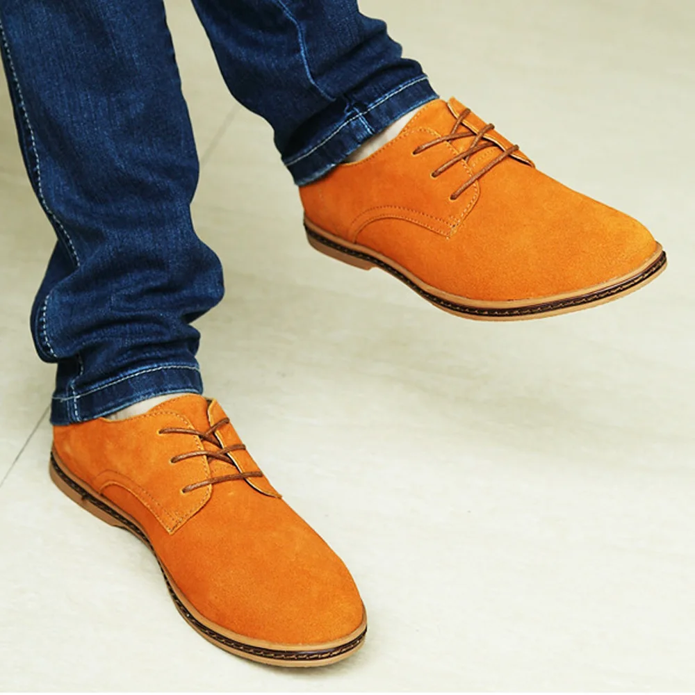 Купить Мужские Рыжие Туфли