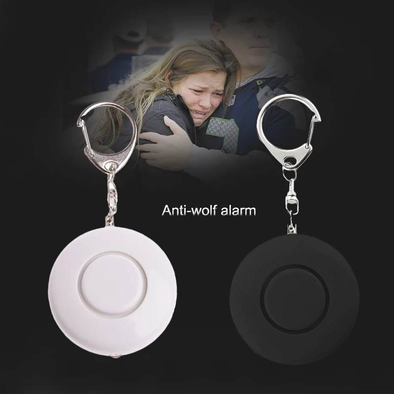 

Personal Safety Alarm Keychain Security Self Defense with LED Flashlight SOS Emergency LCC77