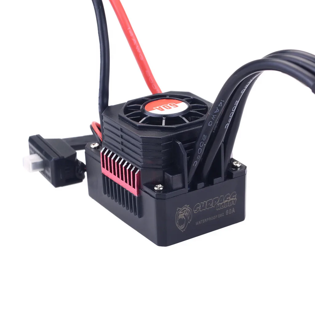 HIINST водонепроницаемый 3660 2600KV бесщеточный двигатель + 60A ESC 2 3S Набор для 1/10 RC