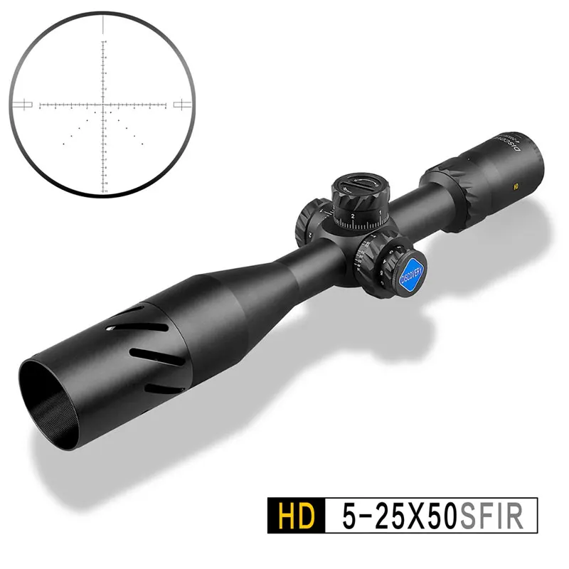 Discovery HD 5-25X50 SFIR тактические охотничьи прицелы дальняя съемка оптика водонепроницаемый с подсветкой сетка прицелы