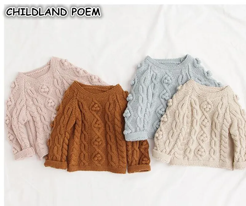 pom pom baby sweater