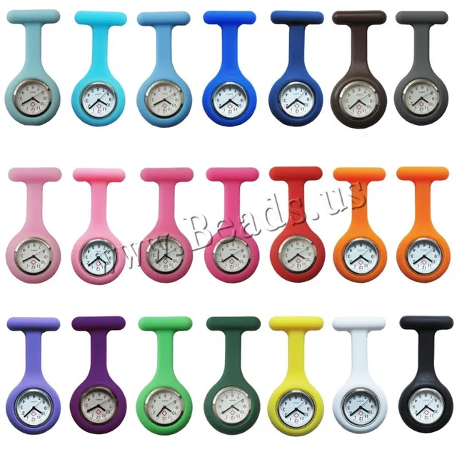 New Nurses Watches Doctor portable Fob Watch Brooches Silicone Tunic Batteries M New Nurses Watches Doctor portable Fob Watch Brooches Silicone Tunic Batteries M