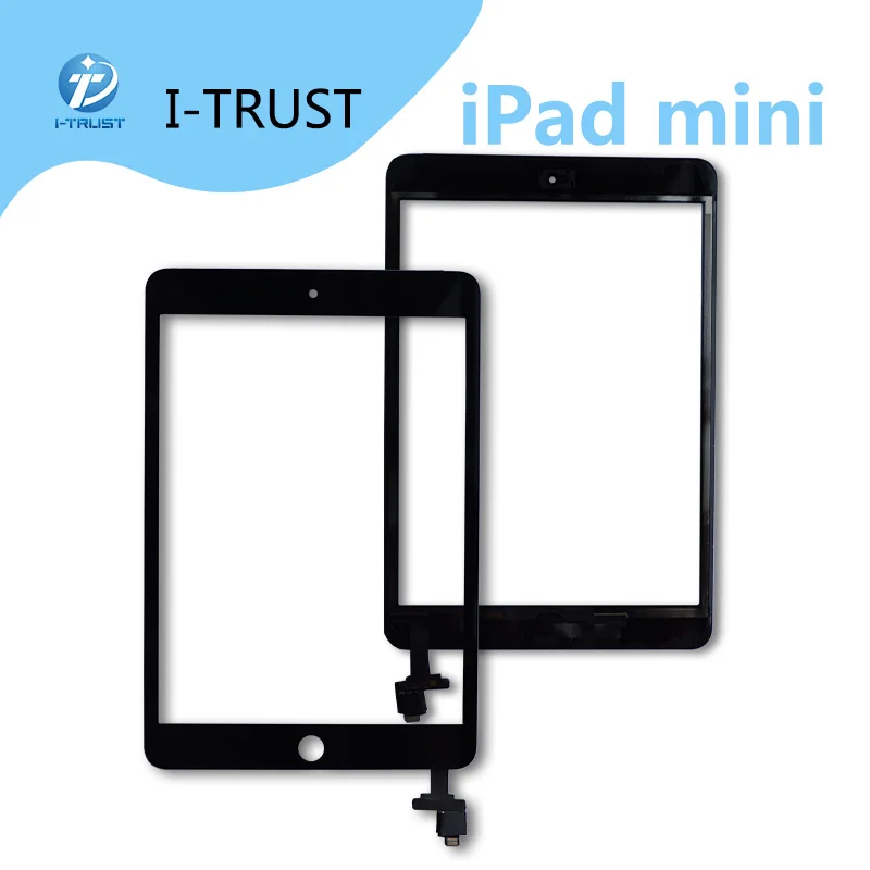 

Hot Sale Touch Glass Screen Digitizer Front assembly for iPad Mini 1 2 3 4 digitizer & homebutton Adhesive and IC touch screen