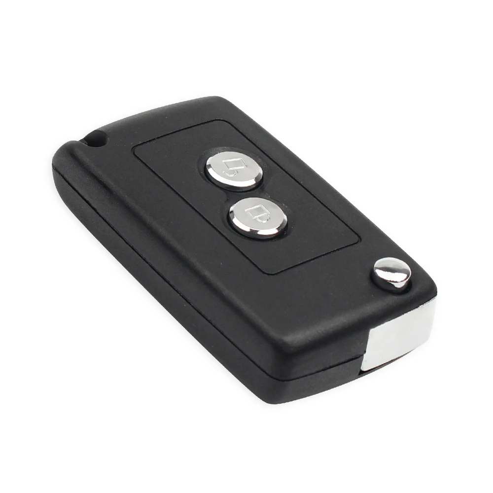 Dandkey измененный 2 кнопки флип ключ дистанционного ключа автомобиля чехол для Citroen C1 C2 C3 C4 C5 Xsara Picasso для peugeot 307 107 207