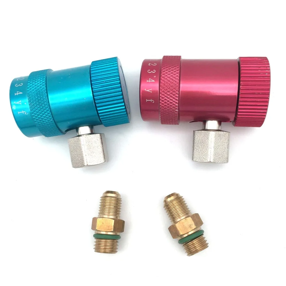 

R1234yf Quick Connector Adjustable A/C Quick Coupler Adapter for Car Refrigerant Auto Air Conditioning Car Tools
