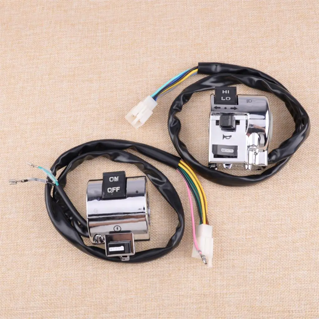 

CITALL New 1pair Left $ Right Motorcycle Handlebar Start and Horn Switch Unit Fit for Retro Roller 50&125cc BENZHOU ZNEN