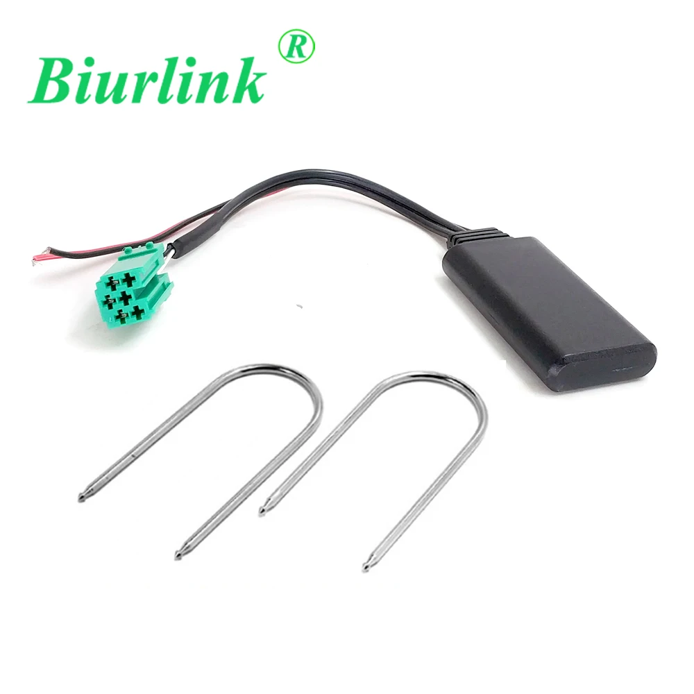 

Biurlink Car CD Removal Tools and Wireless Bluetooth Module Aux Adapter Cable for For Renault Update List Models 2005 to 2011