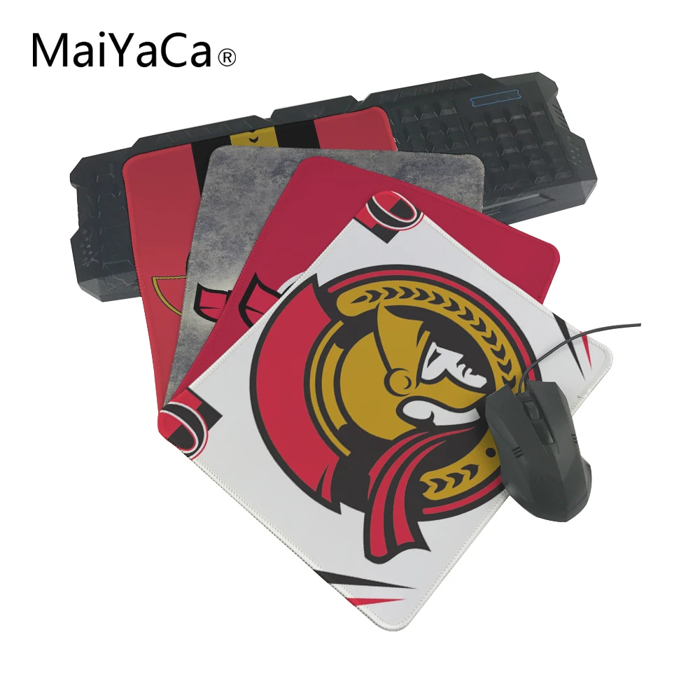 

MaiYaCa Hot Selling Customized Free Ottawa Senators Mouse Pad Gaming Rectangle Mousemat for PC Computer Laptop Notbook Gaming