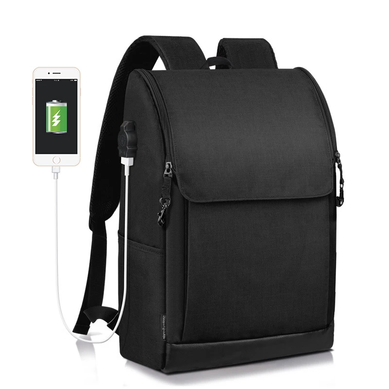 

Men Backpack Business Solid Waterproof Bagpack Casual Student Schoolbag Fashion Women Large Capacity Laptop Bag School Bag Pack