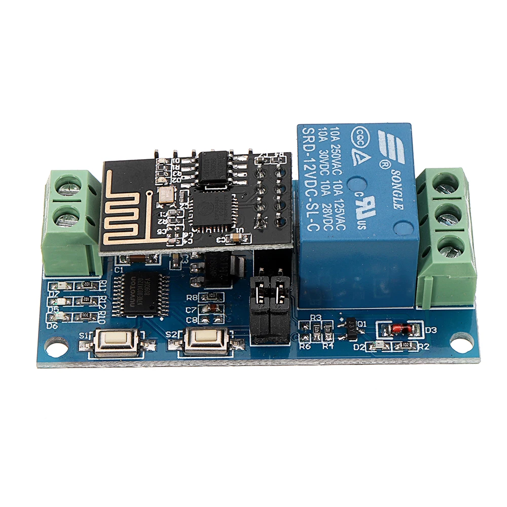 

NEW Upgrade 12V ESP8266 WiFi Relay IoT Smart Home Phone APP Remote Control Switch