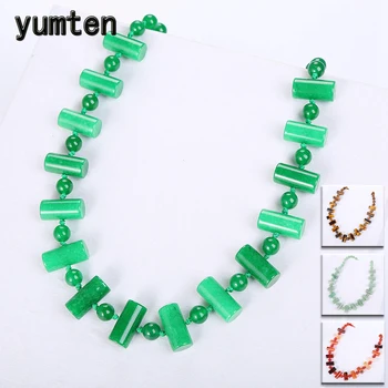 

Women Jade Necklace Men Geometric Pendant Original Fashion Jewelry Female Party Accessories Star Genuine Gemstone Crystal