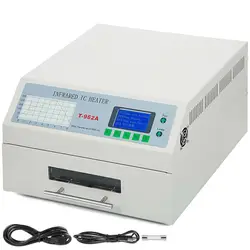 T962A Reflow Ofen Infrarot Reflow духовка инфракрасный нагреватель SMD smt bga пайка