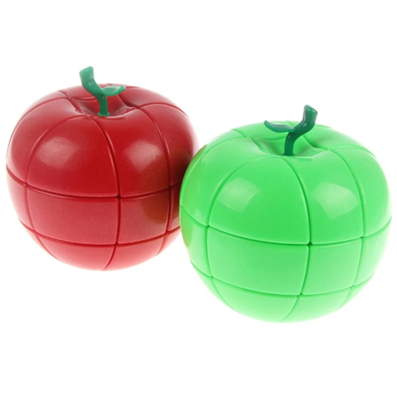 

1PCS YongJun 3x3x3 Red Apple Style Strange-shape Puzzles Magic Cubes Speed Twist Cubes toy for children gift